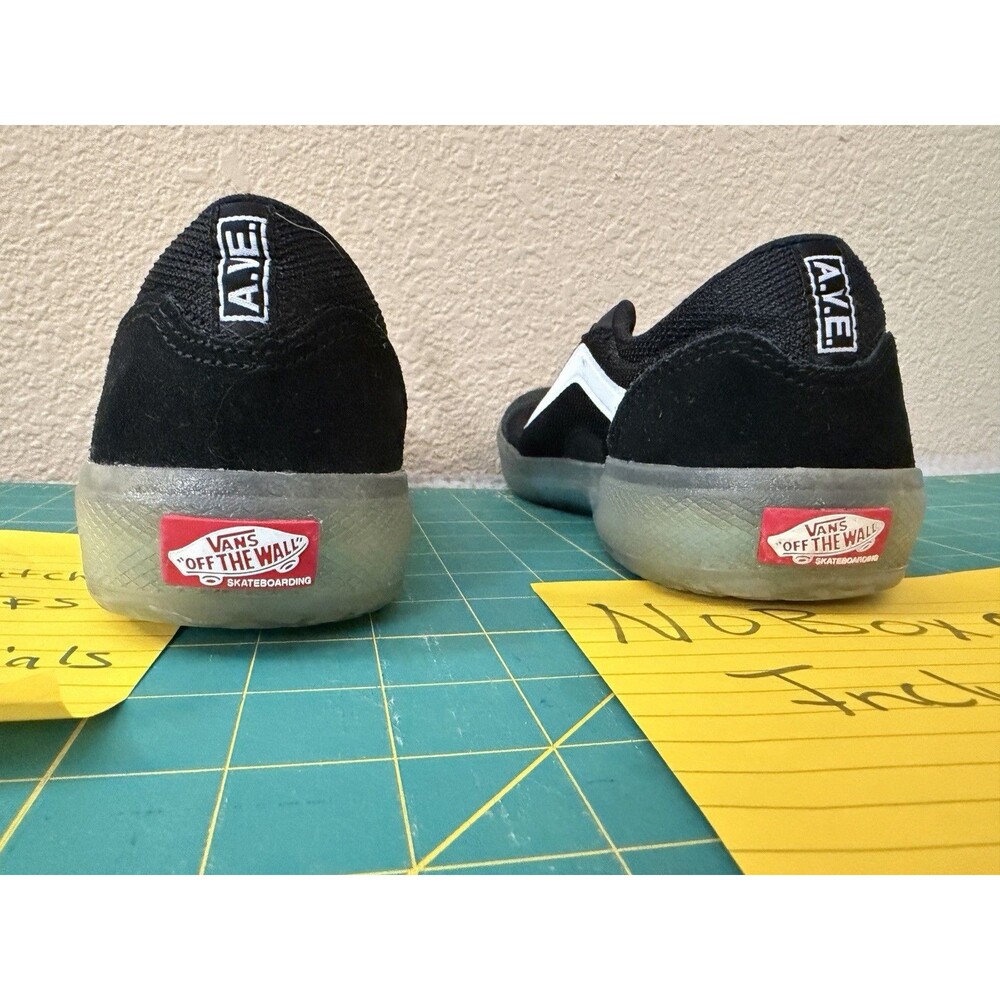 Vans Ave Pro Suede Skate Shoes • Black/White Ice • Men's Size 8 - Picture 5 of 16
